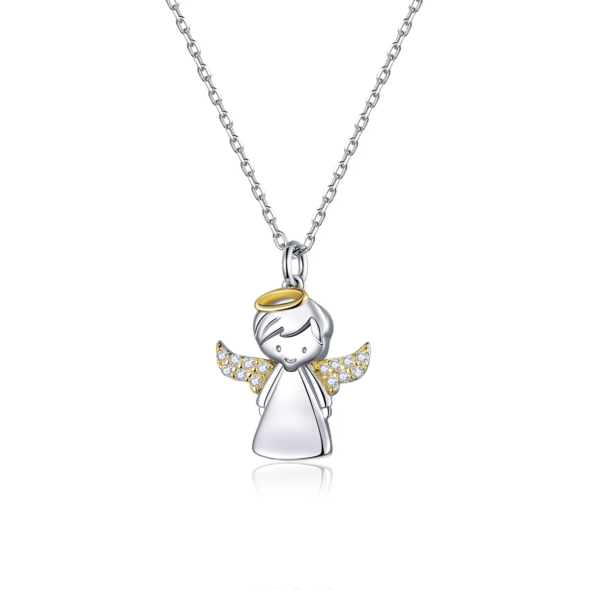 pandora style little angel necklace bsn186
