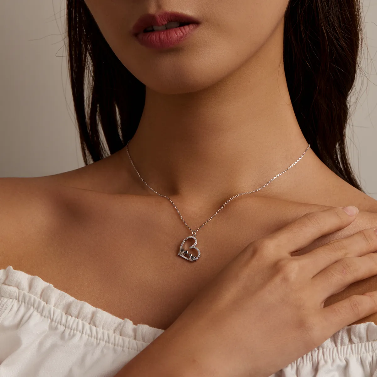 Pandora Style Love Bird Necklace - BSN237