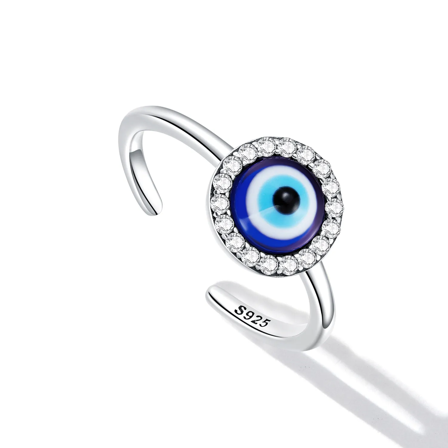 Pandora Style Devil Eye Open Ring - BSR254