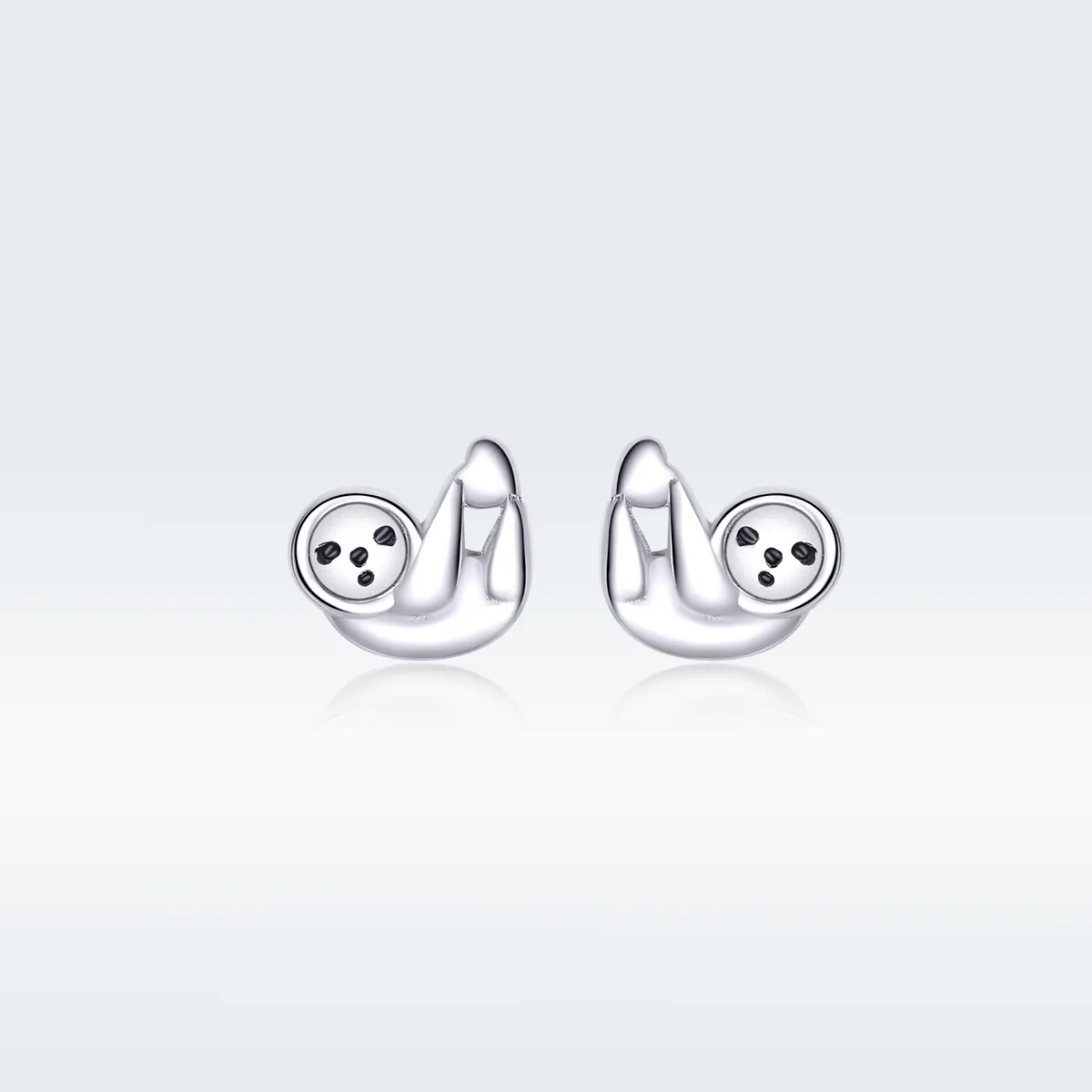 Pandora Style Little Sloth Stud Earrings - BSE303