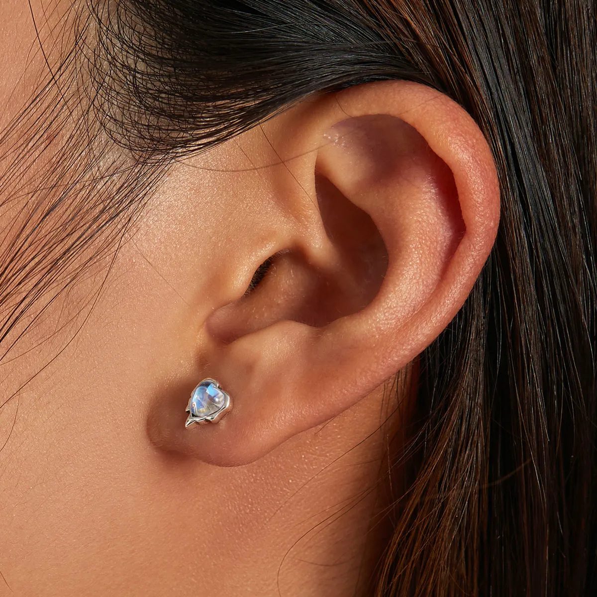 Pandora Style Melting Love Stud Earrings - SCE1306