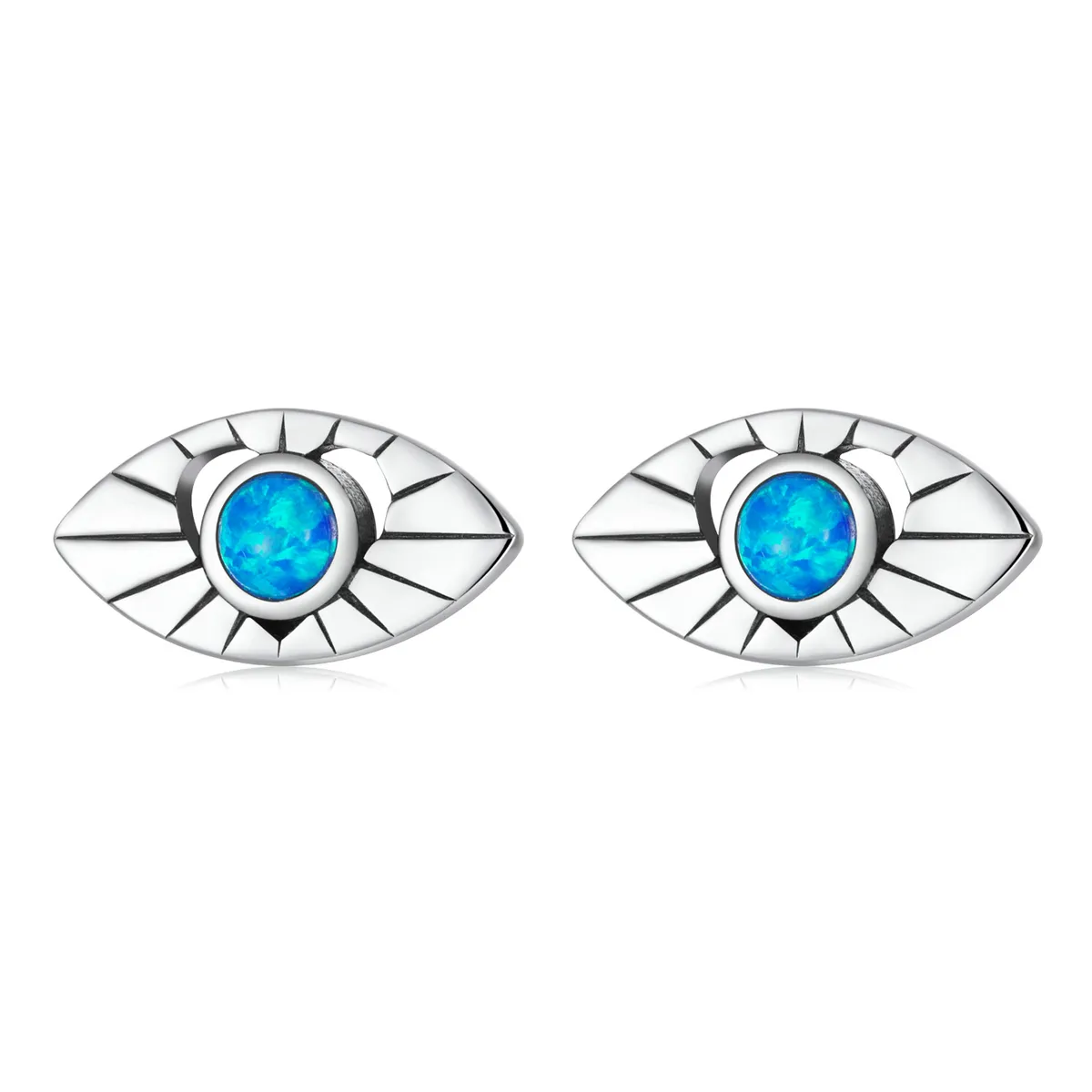 pandora style mystic devil eye stud earrings sce1381