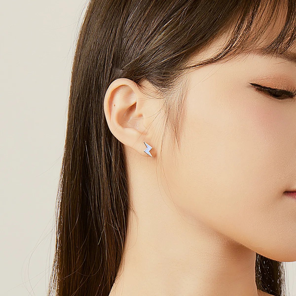 Pandora Style Opal Lightning Stud Earrings - SCE860