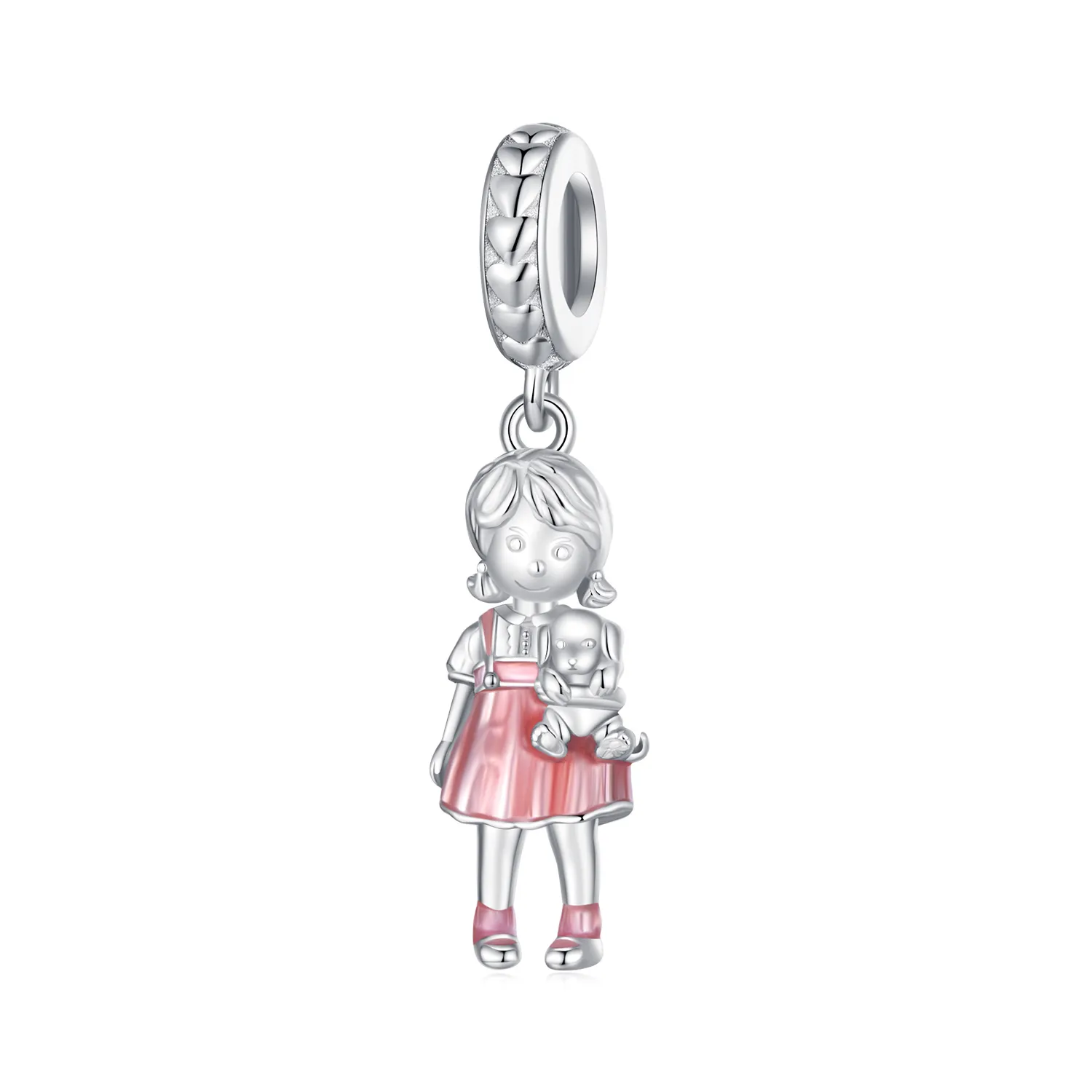 Pandora Style Little Girl Pendant Charm - BSC878