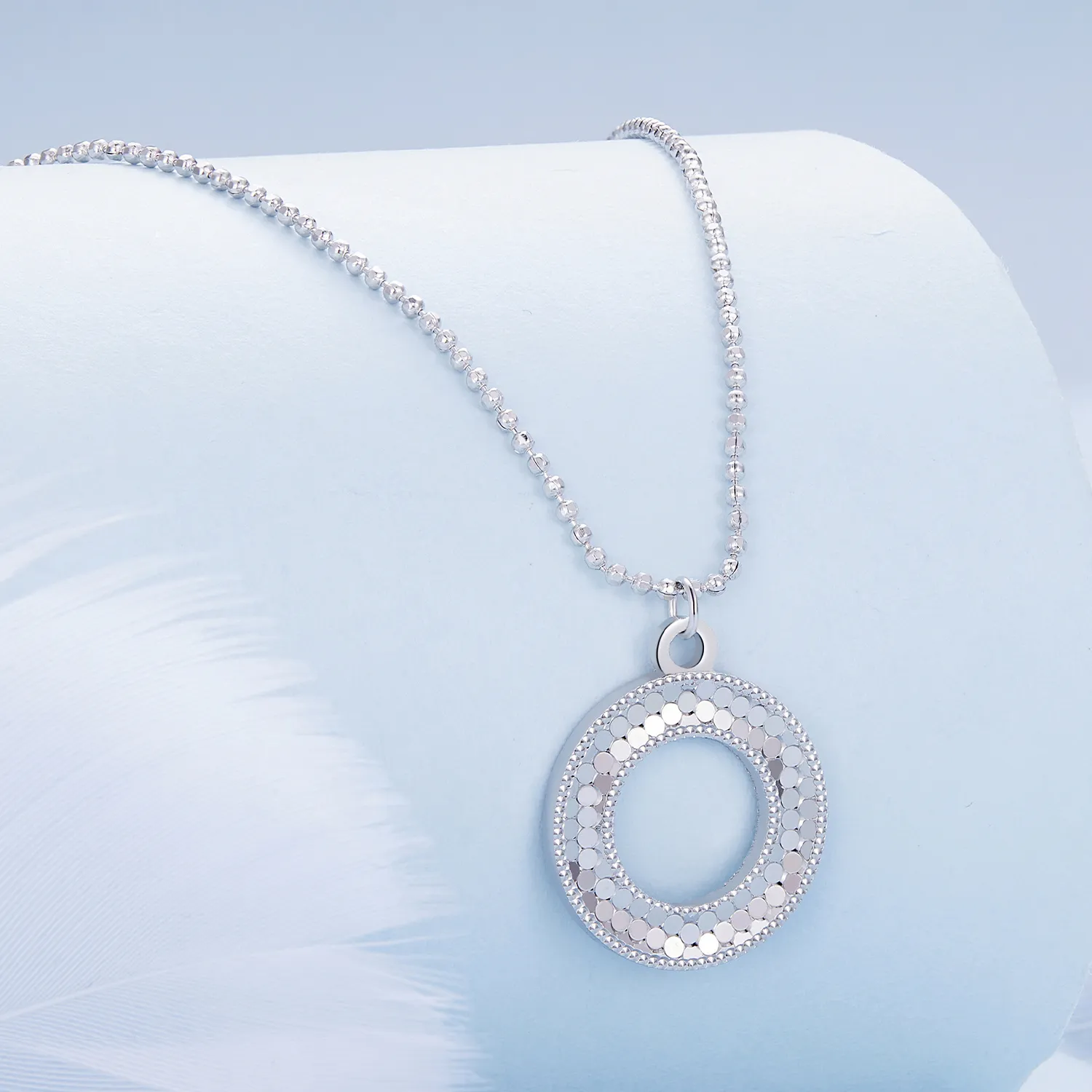 Pandora Style Circle Necklace - BSN343