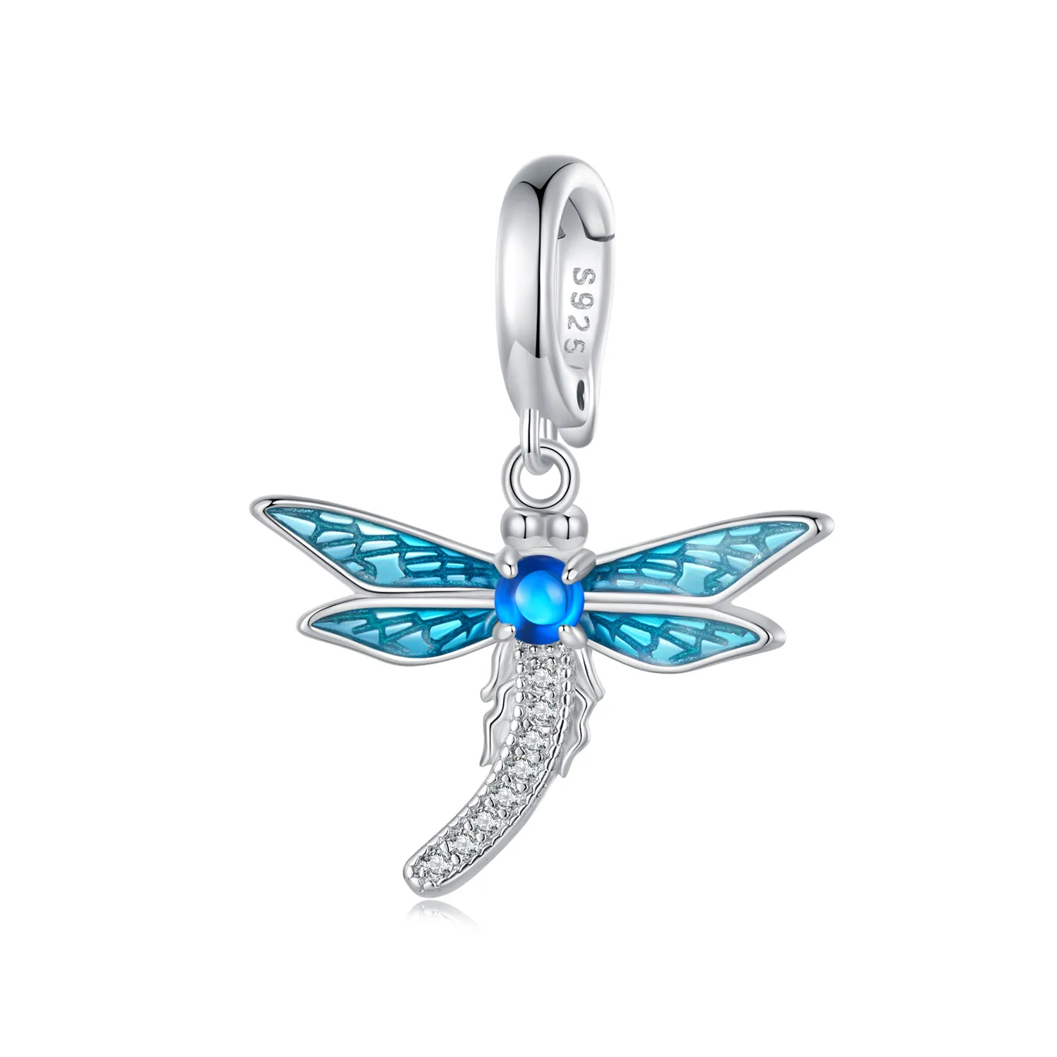 pandora style dragonfly jewelry dangle scc2569