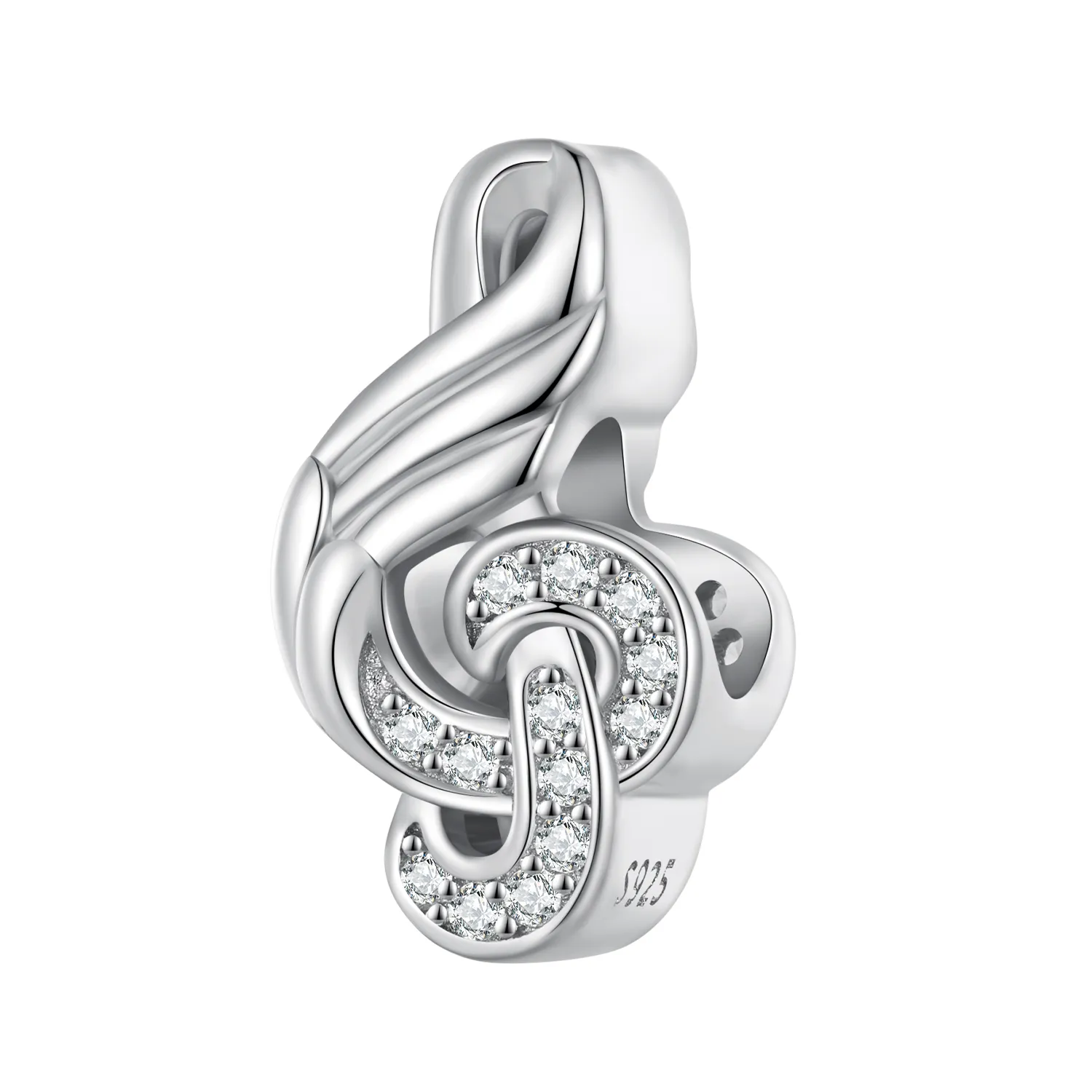 pandora style note charm bsc811