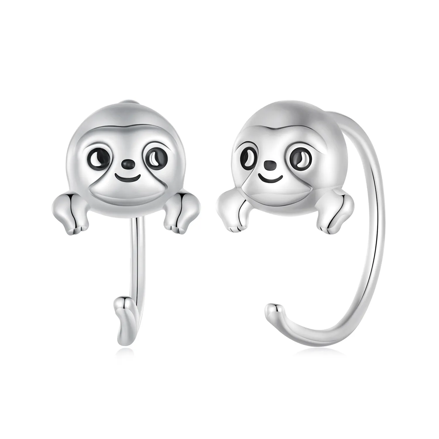 Pandora Style Sloth Studs Earrings - SCE1651