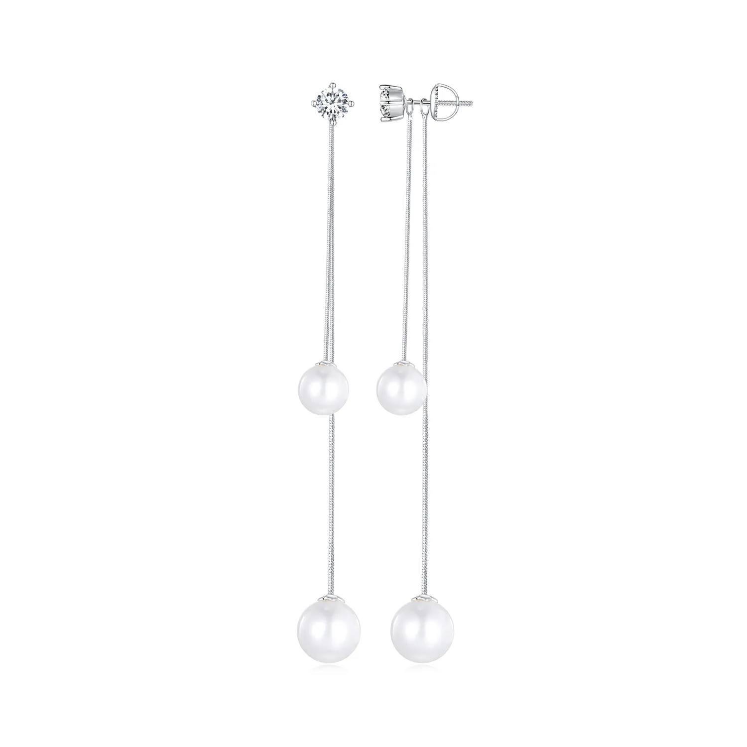 pandora style tassel beads dangle earrings bse890