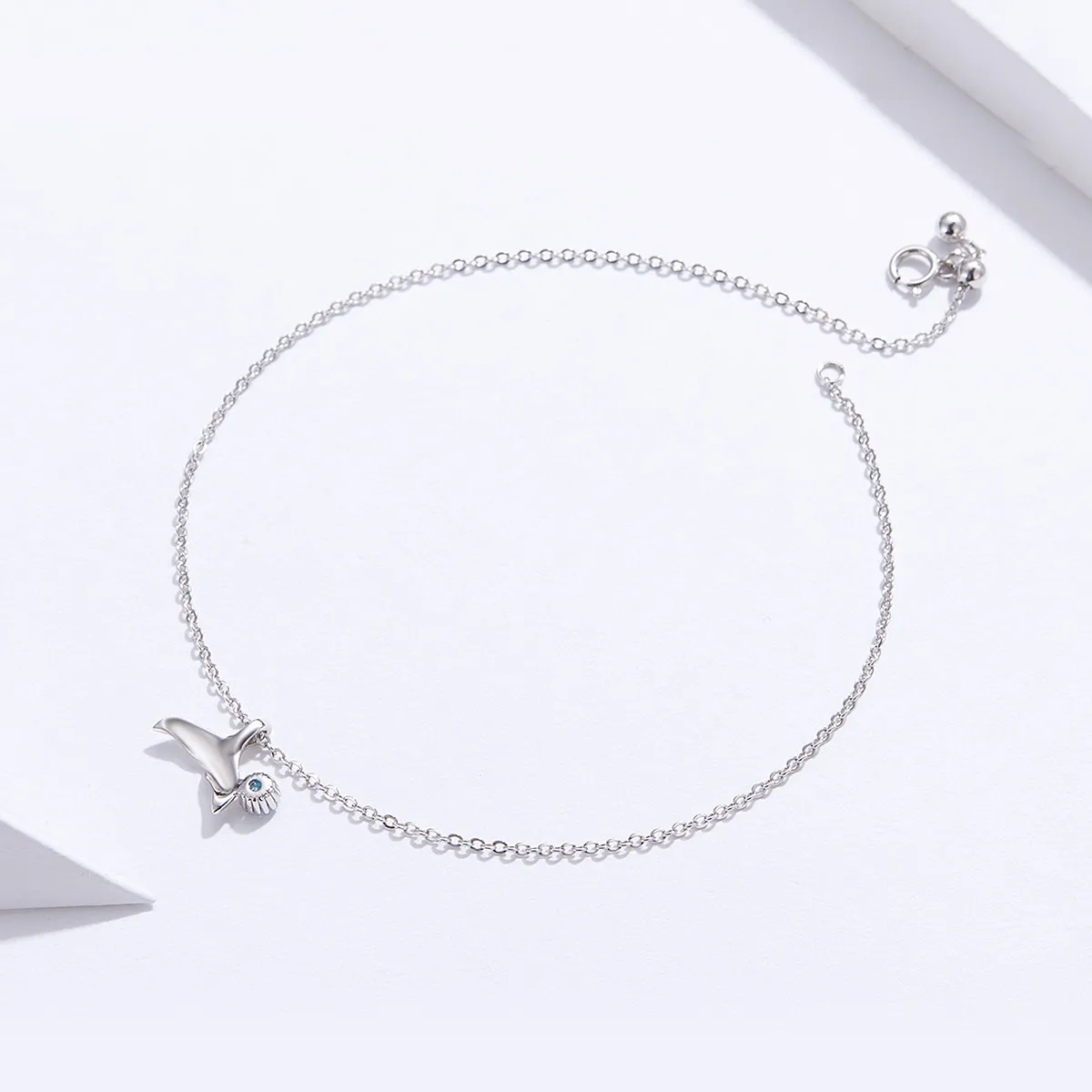 Silver Mermaid Tail Anklet - SCT004