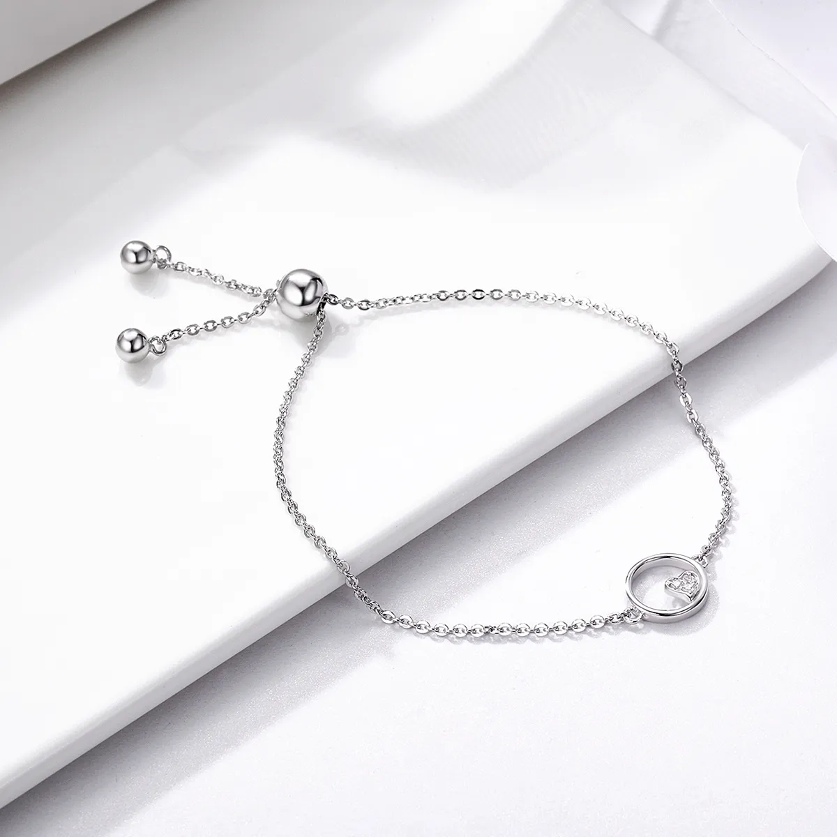 Pandora Style Silver Sweetheart Baby Slider Bracelet - SCB020
