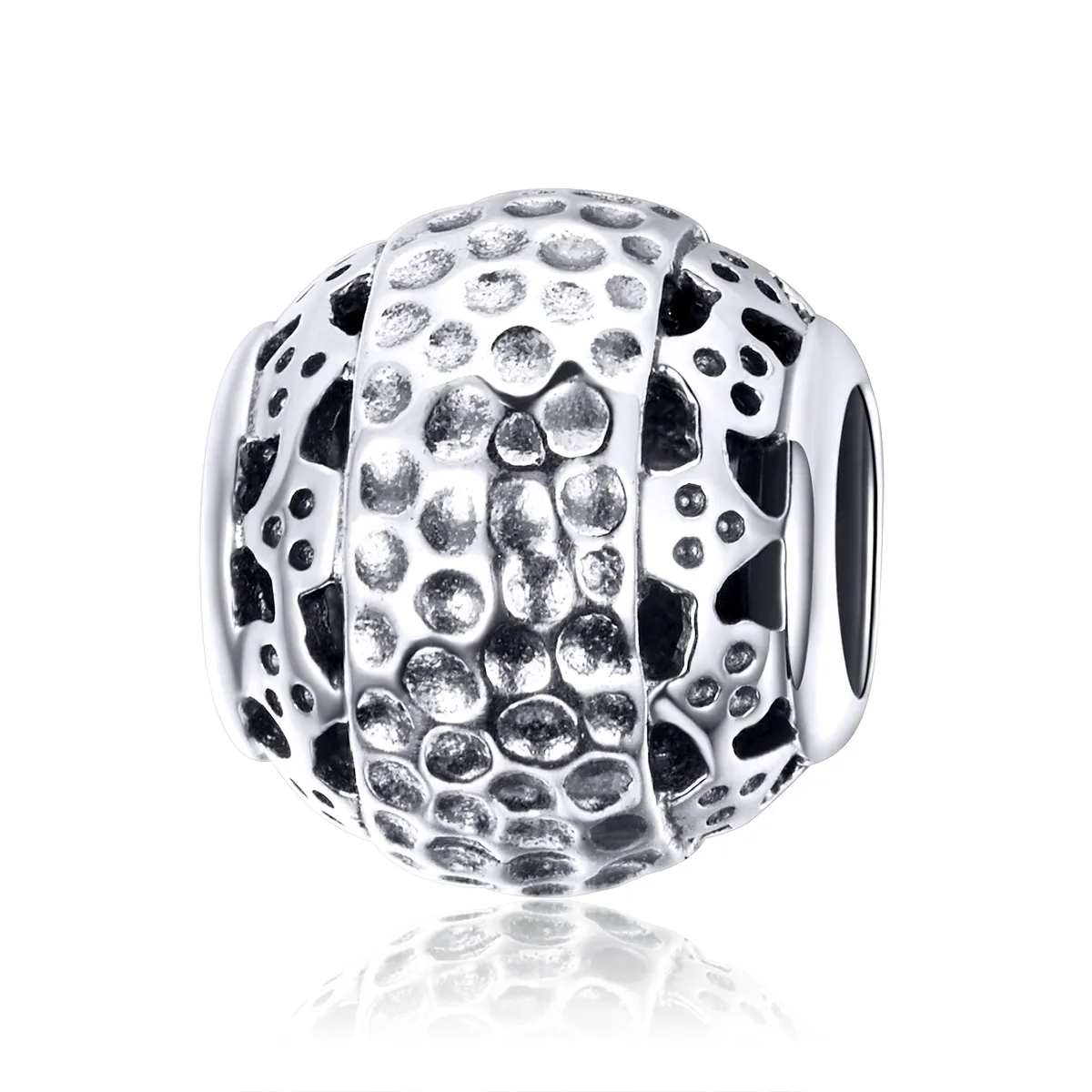Pandora Style Silver Silver Ball Charm - SCC1035