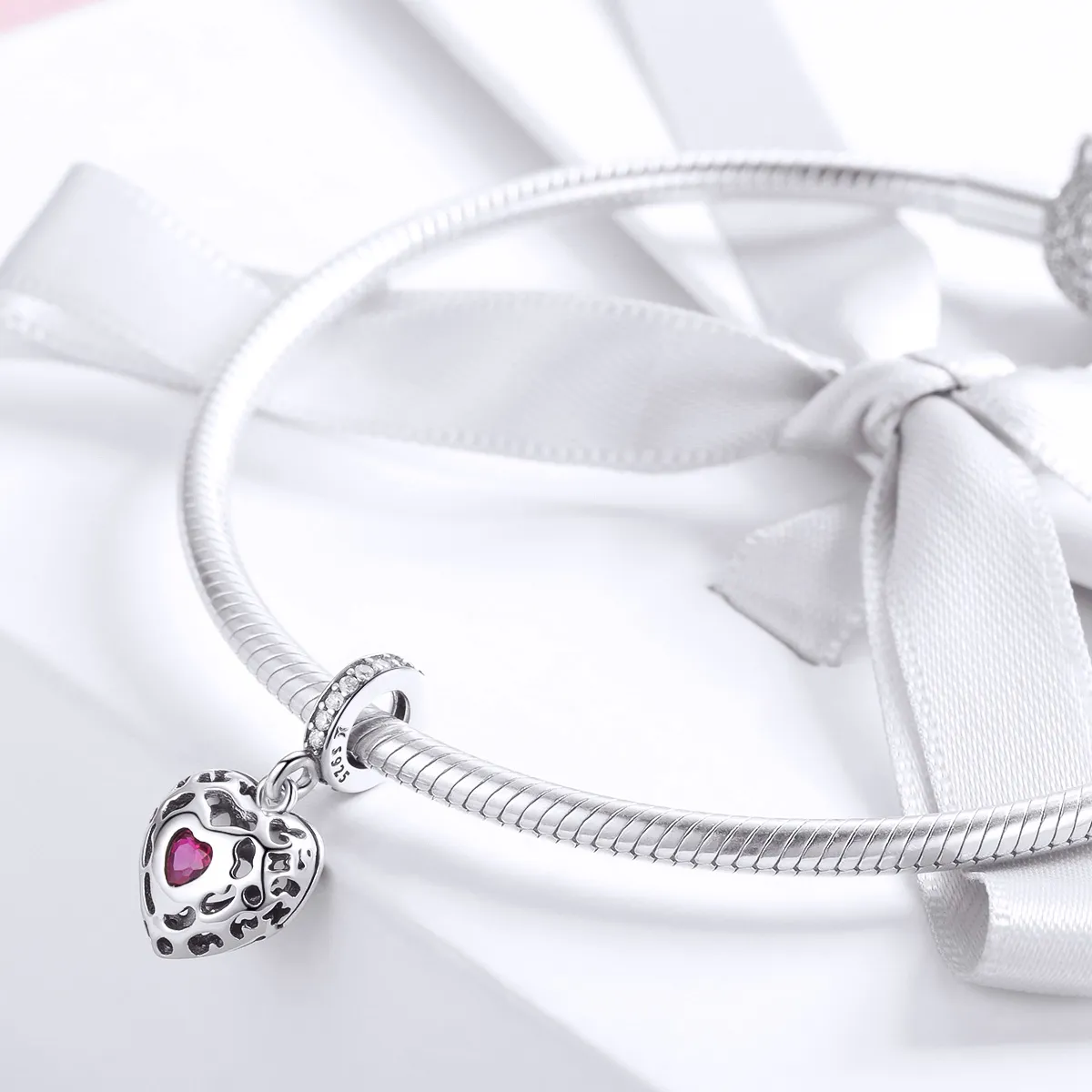 Pandora Style Silver Happiness Dangle - SCC1007