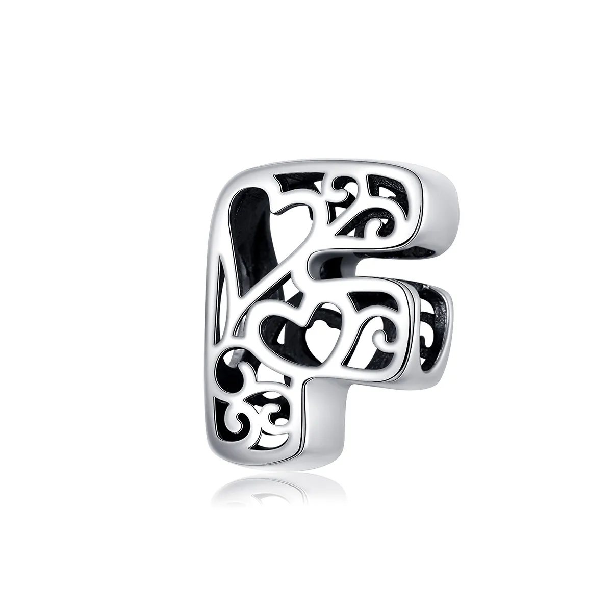 Pandora Style Silver Magic Letter F Charm - SCC1229-F