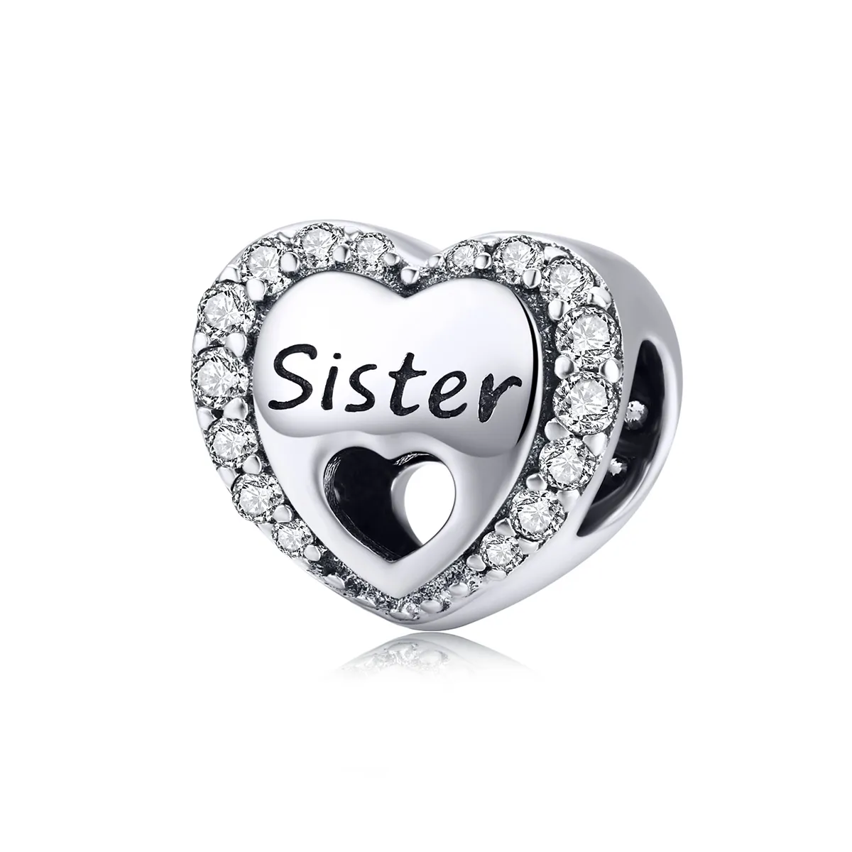 Pandora Style Silver Sister Charm - SCC1141