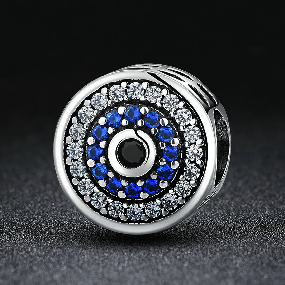Pandora Style Silver Sparkle Eye Charm - SCC092