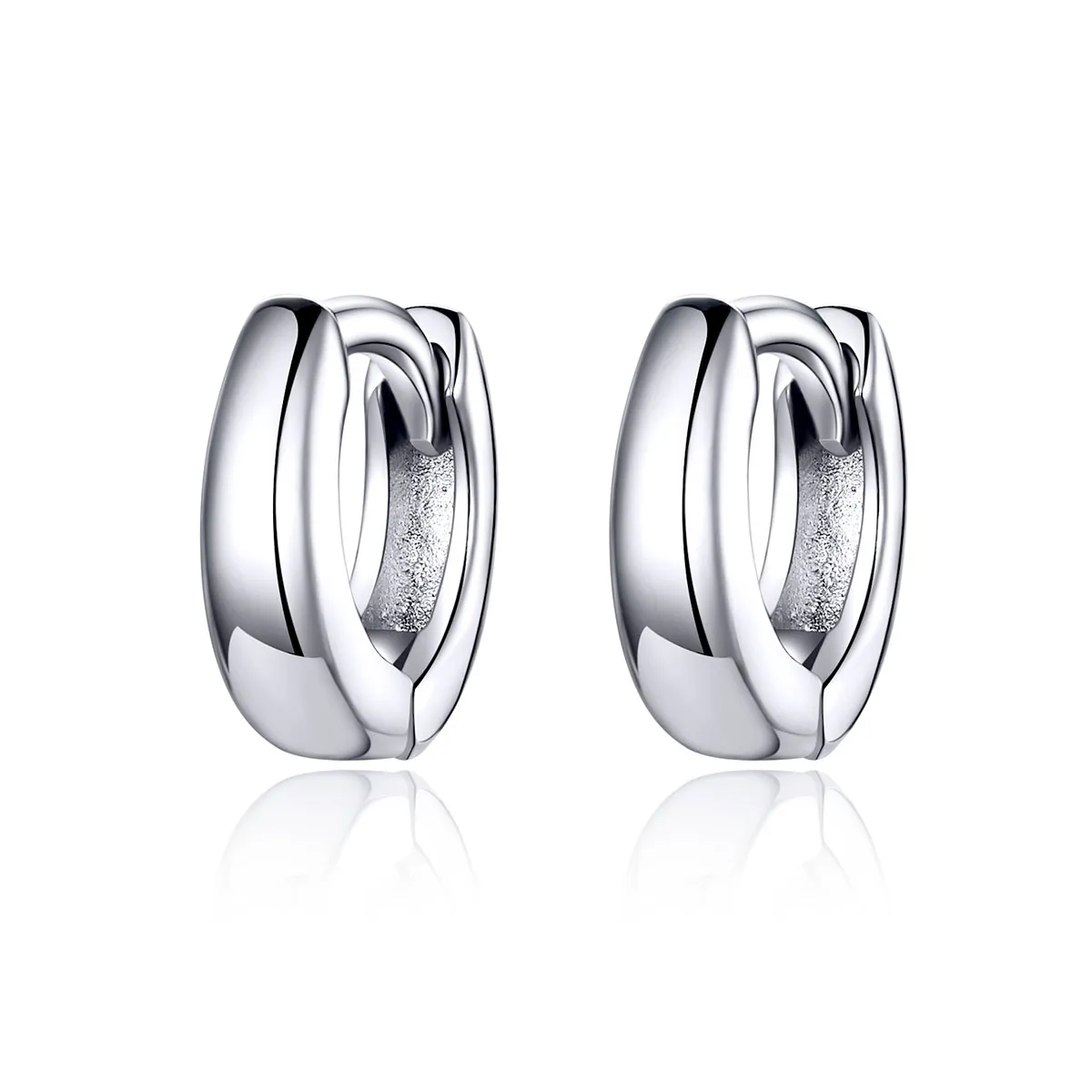 Pandora Style Silver Simple Dream Hoop Earrings - SCE552
