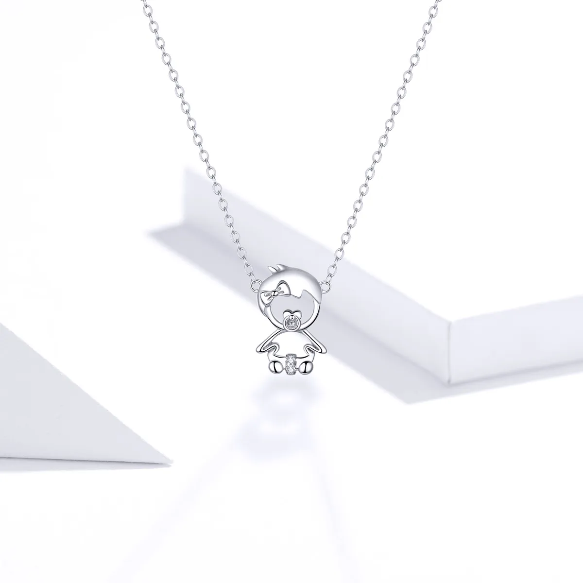 Pandora Style Silver Baby Necklace - SCN368