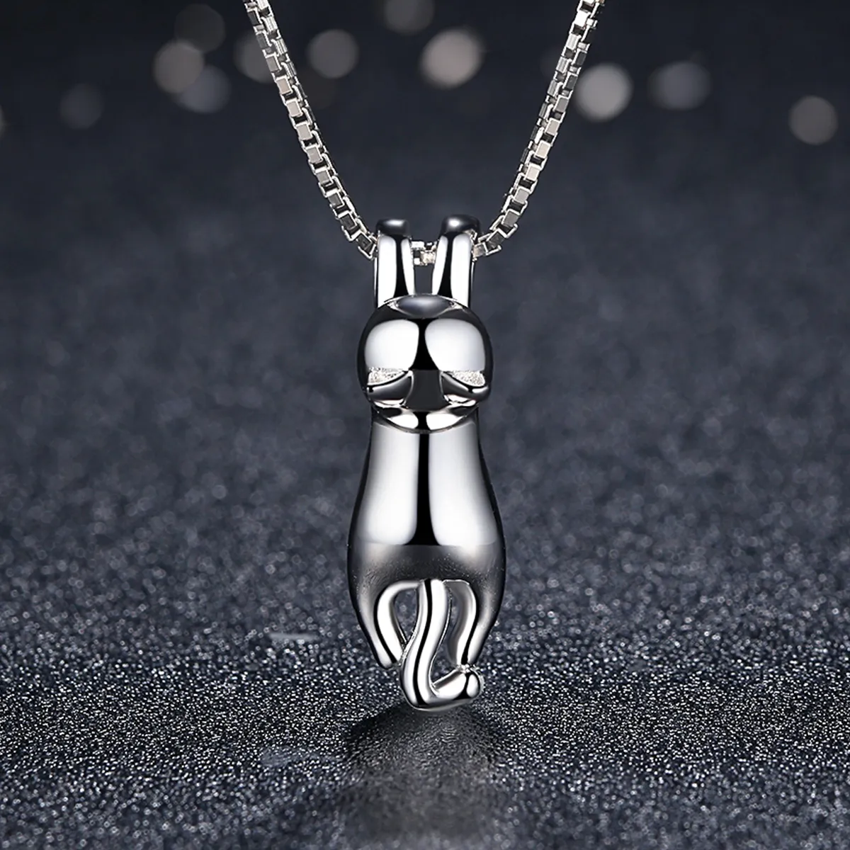 Pandora cat clearance necklace