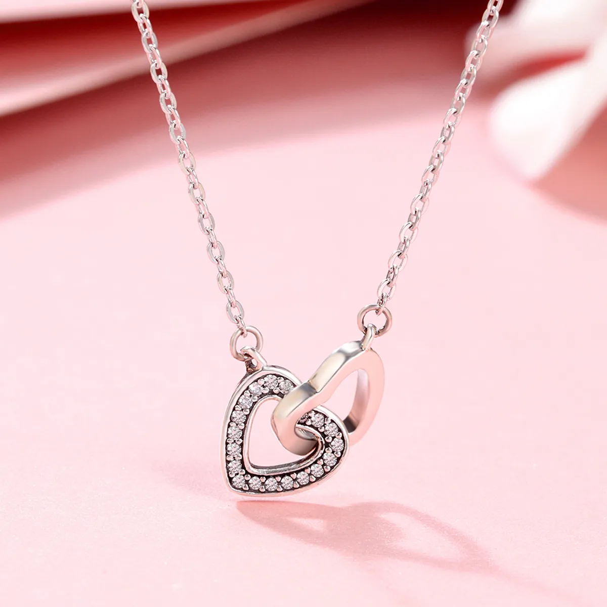 Pandora Style Silver Heart and Soul Necklace - SCN181