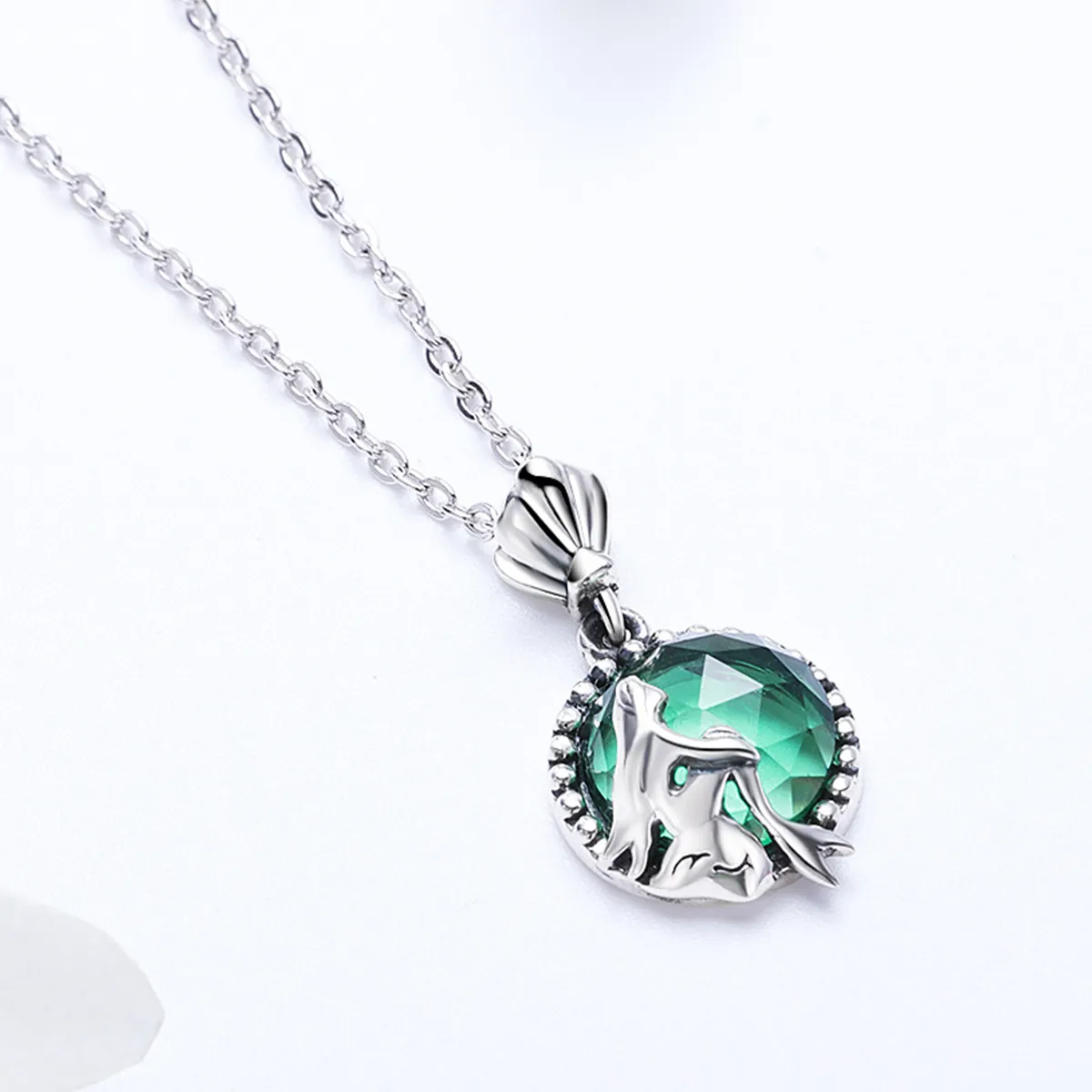 Pandora Style Silver Love of Mermaid Necklace - SCN262