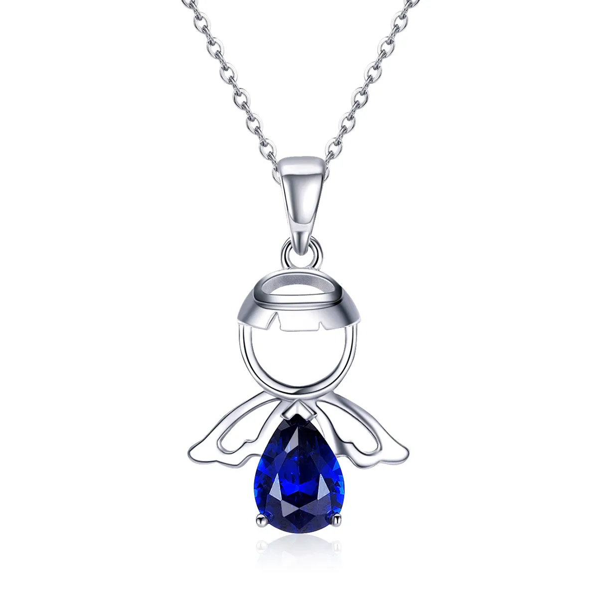 Pandora Style Silver Lovely Angel Necklace - SCN293