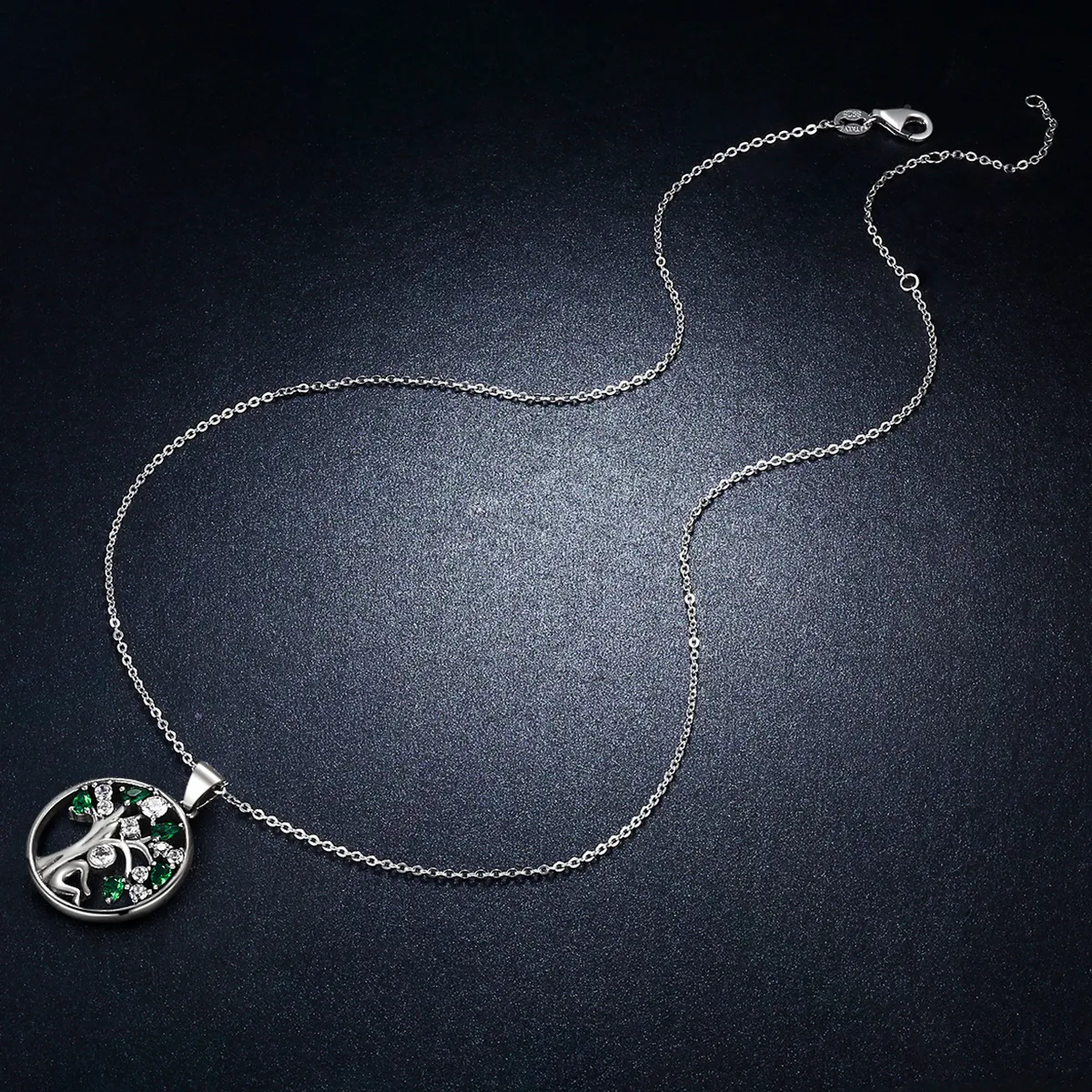 Pandora Style Silver Snuggle Necklace - SCN094