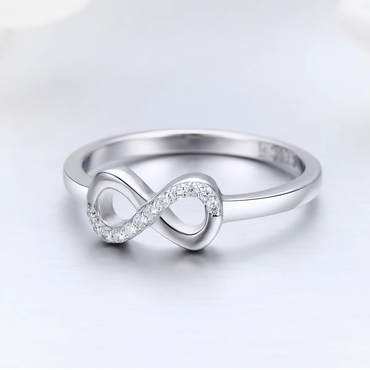 Pandora Style Silver Infinity Ring - SCR332