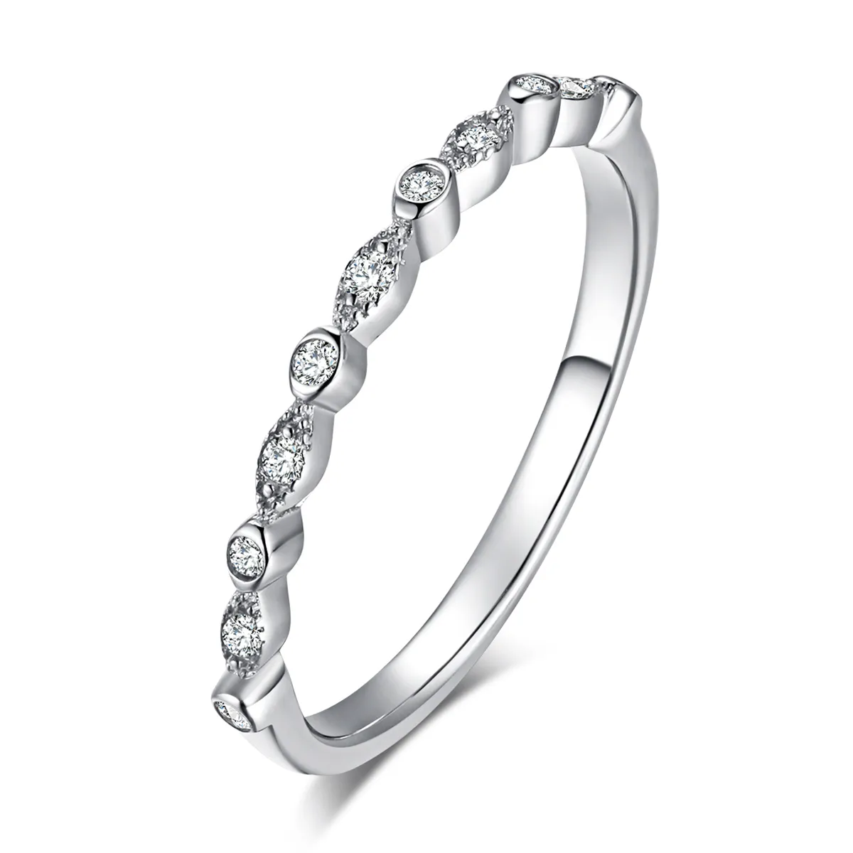 Pandora Style Silver Minimalism Ring - SCR084