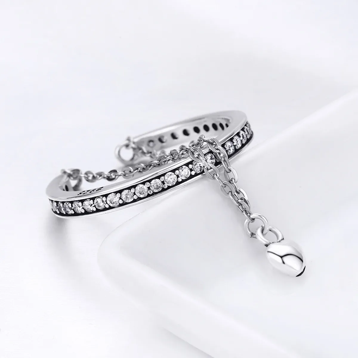 Pandora Style Silver Special One Ring - SCR291
