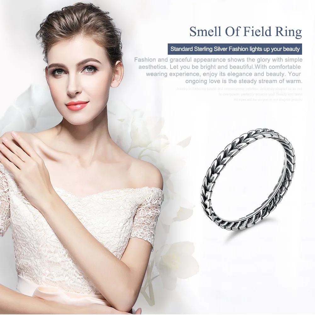 Pandora Style Silver Taste of The Field Ring - SCR139